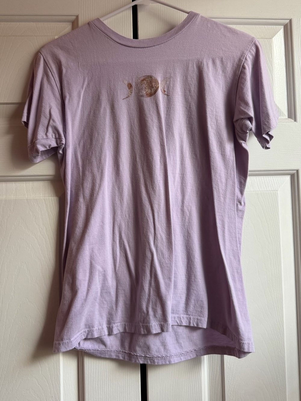 Lavender Graphic Moon Tee Short Sleeve Size S